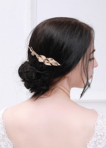 Kercisbeauty Bows Wedding Decorative Combs Bridal Hair Comb