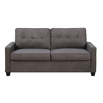 ADIB012B1FSXE Pulaski Track Arm Sofa in Vernon Slate, Ready to Assemble, Grey