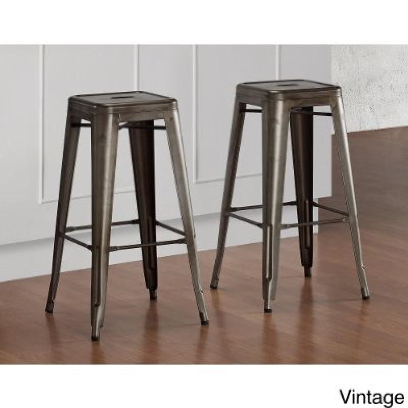 tabouret 30 inch tangerine