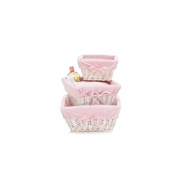 Burton And Set Of 3 Baby Nursery Storage Baskets White Burton And Set Of 3 Baby Nursery Storage Baskets White