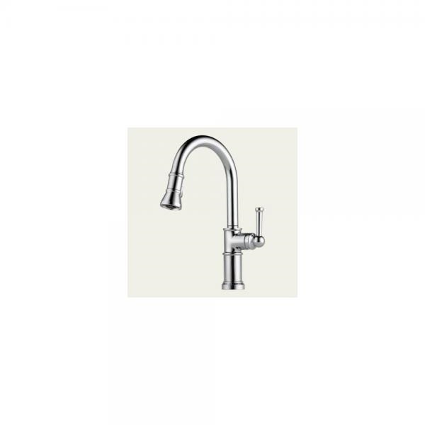 High Pressure Kitchen Sink Spray Hose Brizo 63025lf Pullout Spray High Arc Kitchen Faucet With Magnedock Diamond Seal Brilliance