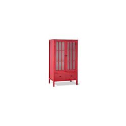 Threshold Windham Tall Cabinet With Drawer Red Threshold Windham Tall Cabinet With Drawer Red