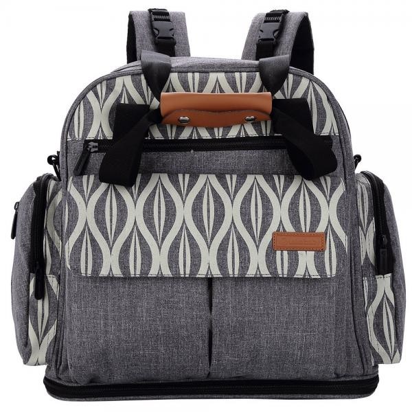 Lekebaby Expandable Diaper Bag Backpack Tote Messenger Lekebaby Expandable Diaper Bag Backpack Tote Messenger