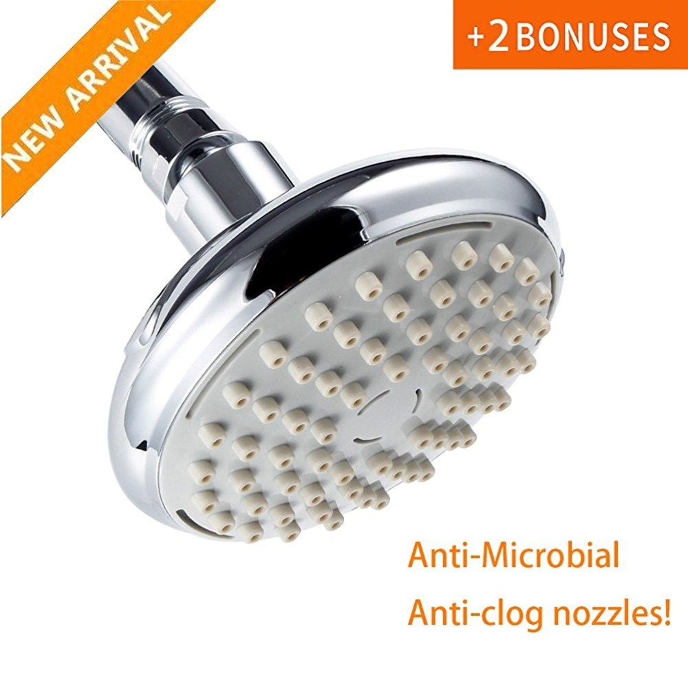 Kzkj Shower Head High Pressure Air Injection Oxygenics Rainfall Kzkj Shower Head High Pressure Air Injection Oxygenics Rainfall Adjule Fixed Showerheads Anti Clog Rain Showerhead Chrome