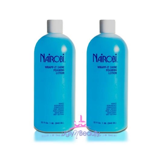 Nairobi Wrapp It Shine Foaming Lotion 32oz Pack Of 2