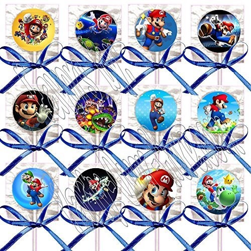 Party Over Here Super Mario Bros Lollipops Party Favors Supplies