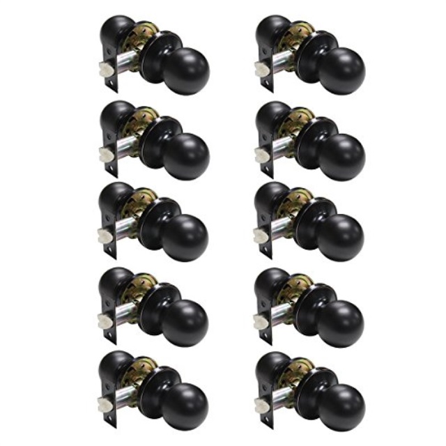 Probrico Interior Door Lockset Passage Door Knob Handles Oil