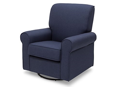 Bamboo Swivel Rocker Delta Children Avery Upholstered Glider Swivel Rocker Chair Sailor Blue