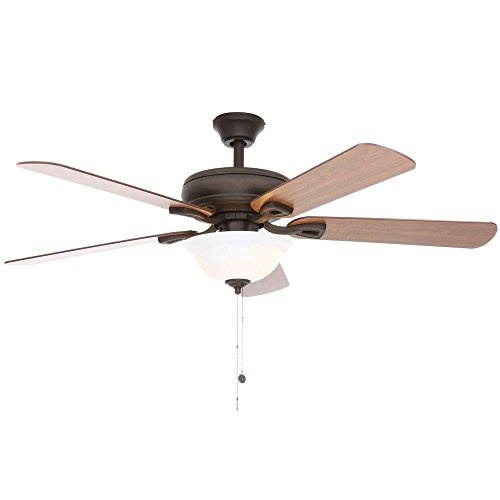 Hampton Bay Largo Ceiling Fan Light Kit Hampton Bay 51564 Rothley 52 Indoor Oilrubbed Bronze Ceiling Fan W Light Kit