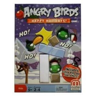 Mattel Angry Birds Happy Holidays! Game Christmas Themed Board Game