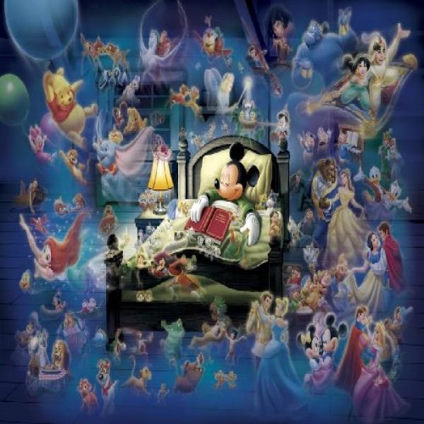 Tenyo Disney Mickey's Dream Fantasy Glow in the Dark Jigsaw Puzzle 500 Piece