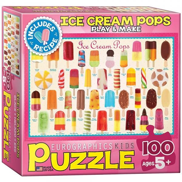EuroPuzzles Eurographics Ice Cream Pops 100-Piece Puzzle