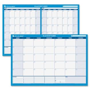AT-A-GLANCE Wall Planner / Calendar, Undated, Erasable, 30/60-Day, 36 x ...