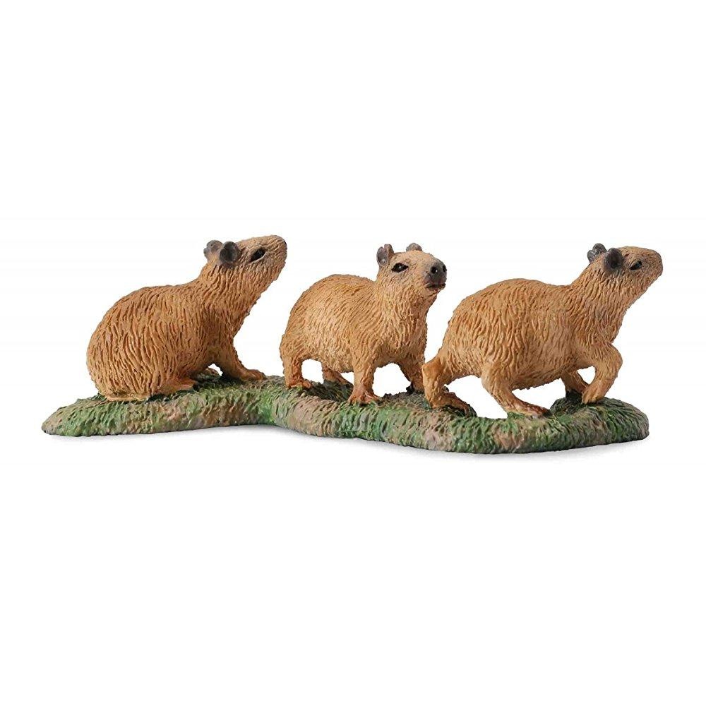 Collecta CollectA Woodlands Capybara Babies Toy Figure - Authentic Hand  Painted Model