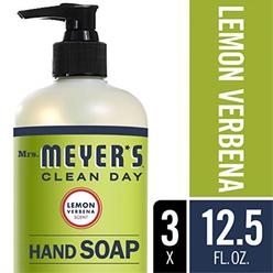 Mrs. Meyer's Clean Day Mrs. Meyers Clean Day Hand Soap, Lemon Verbena, 12.5 fl oz, 3 ct