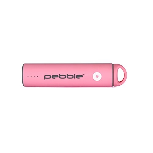 Veho Limited Edition Breast Cancer Now Pebble Powerstick 2600mah Emergency Portable Rechargeable Power Bank With Mfi Lightning