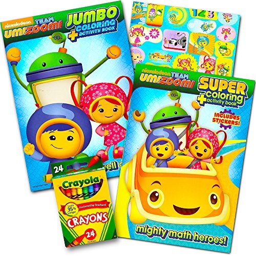 Download Team Umizoomi Toys Team Umizoomi Coloring Book Super Set 2 Coloring And Activity Books Over 30 Stickers And Jumbo Toddler Crayons