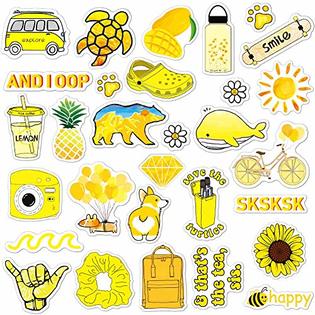 aleleb07ywds658 anerza vsco stickers vinyl waterproof water bottle stickers laptop phone cute trendy aesthetic stickers for teens kids vsco