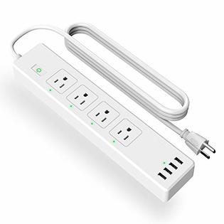 ALELEB07NBNJ32V meross Smart Power Strip WiFi Surge Protector Power Bar Alexa Google Home meross smart wifi power strip