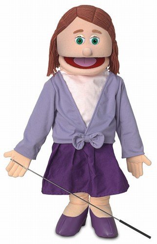 Silly Puppets 25 Sarah Peach Mom Teacher Full Body Ventriloquist Style Puppet