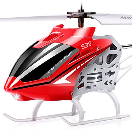 syma RC Helicopter, SYMA S39 Aircraft with 3.5 Channel, Bigger Size, Sturdy Alloy Material, Stabilizer and High &Low Speed, Multi-Pro