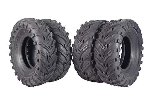 Bestroad Set of 4 New ATV/UTV Tires 2 of 25x8-12 Front and 2 of 25x10-12 Rear /6PR P377