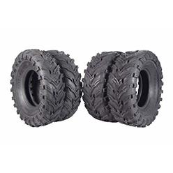 Bestroad Set of 4 New ATV/UTV Tires 2 of 25x8-12 Front and 2 of 25x10-12 Rear /6PR P377