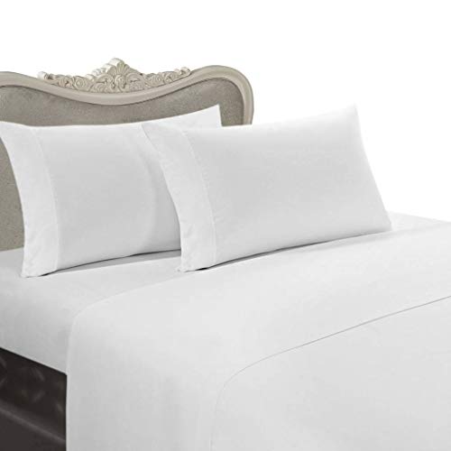 Egyptian Cotton Factory Italian 600 Thread Count Sheet Set Deep Pocket Olympic Queen White Solid Premium Finish Egyptian Cotton Sheet Set Deep Pocket, Sleeper Sofa Sheets Queen Size 600tc Superior Cotton