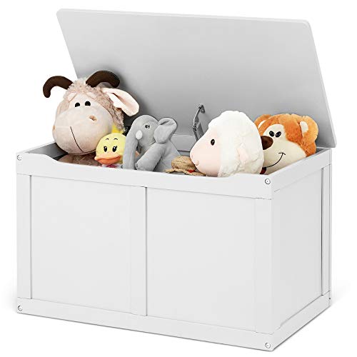 Kids Toy Chest Storage Box Bench, Milliard Wooden Toy Box And Storage Chest With Seating Bench