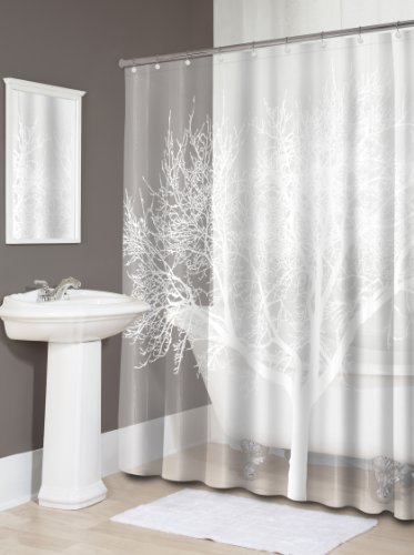 Pearl Peva 5 Gauge Tree Curtain Design, Do Peva Shower Curtains Smell