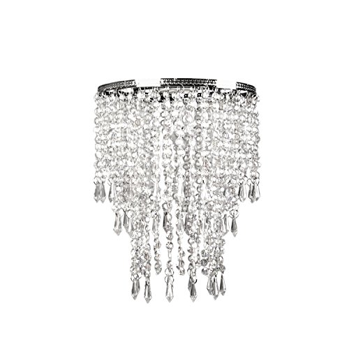 Tadpoles Faux Crystal Triple Layer Dangling Shade Chandelier Style Tadpoles Faux Crystal Triple Layer, Tadpoles Faux Crystal Chandelier