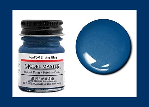 Testor's Ford/gm Engine Blue Testors Acrylic Plastic Model Paint