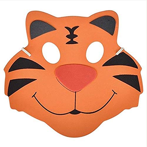 Kicko 12 Foam Animal Masks  Inch 4 Different Sorts of Animals - Good for  Kids Costume