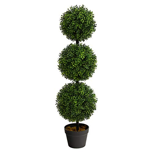 Photo 1 of **used**
Nearly Natural 3ft. Boxwood Triple Ball Topiary Artificial Tree (Indoor/Outdoor)