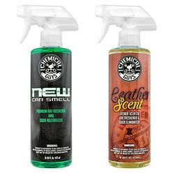Chemical Guys AIR_300 New Car Scent and Leather Scent Combo Pack, 16 oz, 2 Items