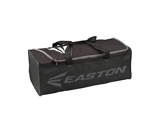 EASTON E100G Equipment Bag, Black, 2021, Baseball Softball, For Teams Coaches, Large Compartment with Lockable Zipper, Fits Two 