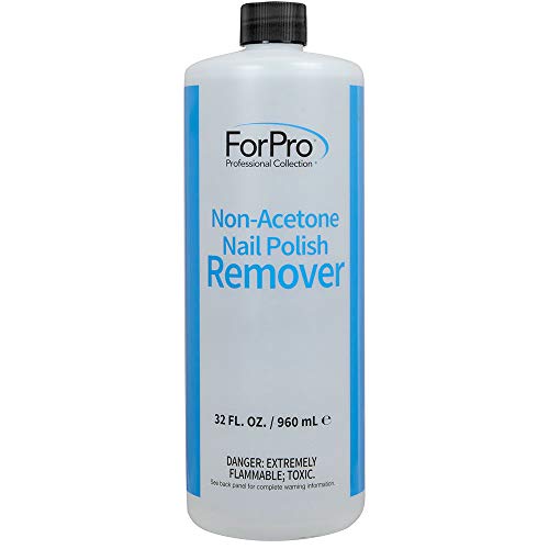 ForPro Professional Collection ForPro Non-Acetone Nail Polish Remover for  Natural, Artificial, Acrylic, Sculptured Nails, 32