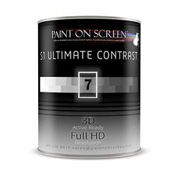 Paint On Screen Projection/Projector Screen Paint - S1 Ultimate Contrast-Gallon G007