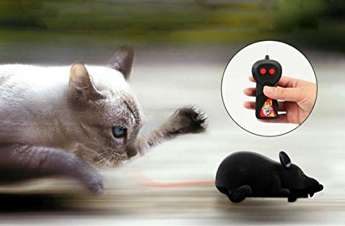 Giveme5 Wireless Remote Control Mock Fake Rat Mouse Mice Rc Toy Prank Joke Scary Trick Bugs For Party And For Cat Puppy Funny To