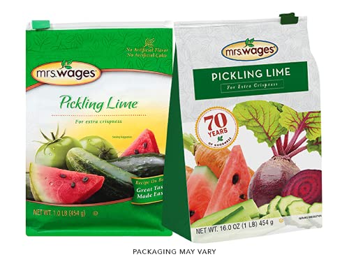 Mrs. Wages Pickling Lime (1-Pound Resealable Bag)