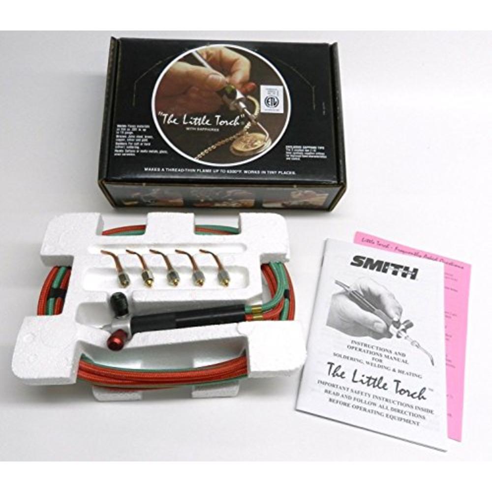 Smith Equipment Smith Little Torch Soldering Welding & 5 Tips, Hoses