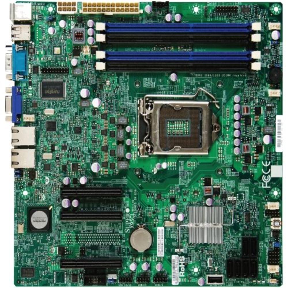Adviseur Miles Auto SUPERMICRO MBD-X9SCL-F-O LGA 1155 Intel C202 Micro ATX Intel Xeon E3 Server  Motherboard