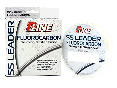 P-Line Salmon/Steelhead Select Fluorocarbon 100 yd Leader Material, 20 lb, Clear