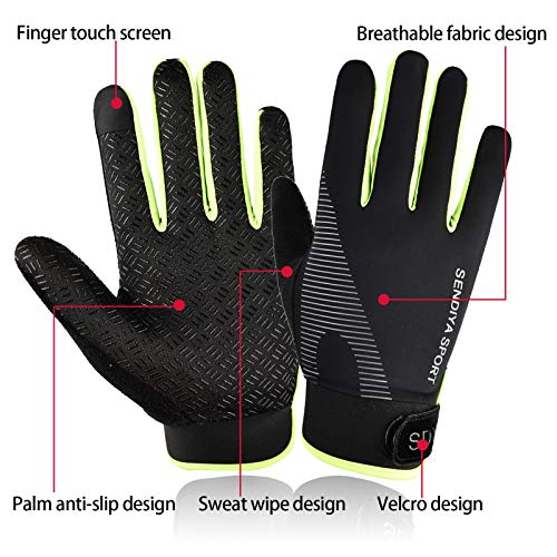 YHT Workout Gloves, Full Palm Protection & Extra Grip, Gym Gloves for Weight Lifting, Training, Fitness, Exercise (Men & Women)