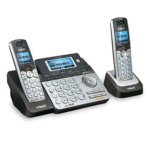 VTech DS6151-2 2 Handset 2-Line Cordless Phone System for Home or Small Business with Digital Answering System & Mailbox on each