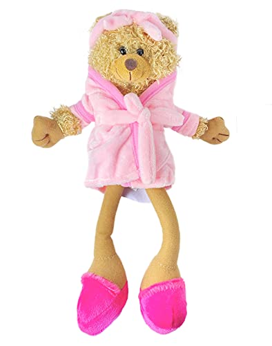 Making Believe Plush Stuffed Animal 10 Pink Day Spa Teddy Bear