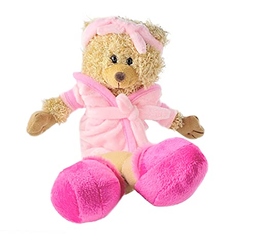 Making Believe Plush Stuffed Animal 10 Pink Day Spa Teddy Bear