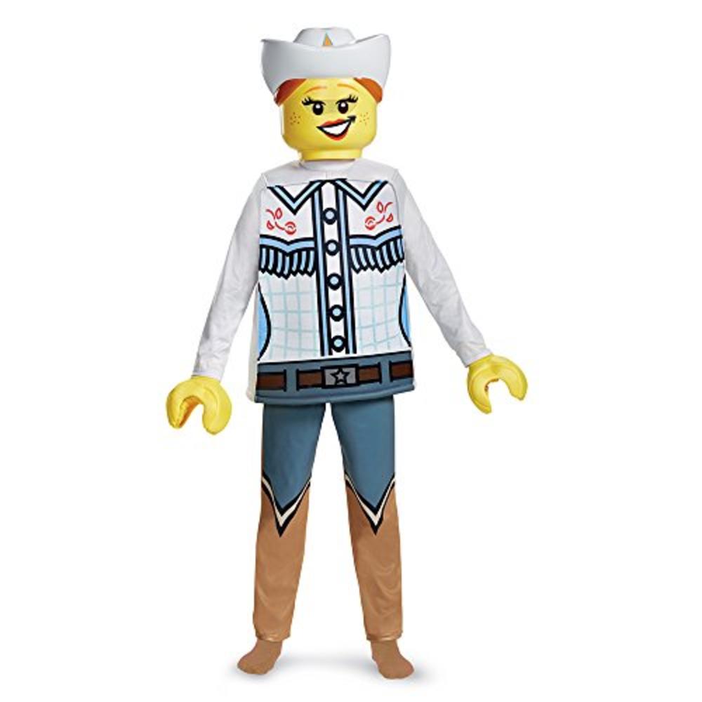 Disguise Lego Cowgirl Deluxe Costume, Multicolor, Large (10-12)