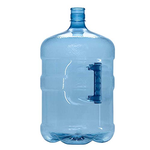 Geo Sports Bottles Brio B.P.A. Free 5 Gallon Plastic Crown Cap Reusable Water Bottle Container