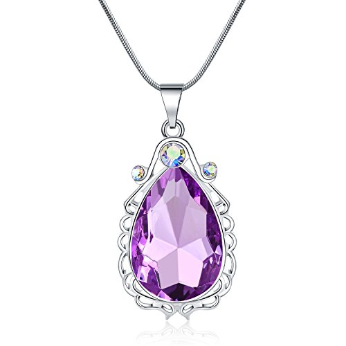 Vinjewelry Vinjewelry Sofia Necklace Amulet Teardrop Amethyst Pendant Necklace Sofia Princess Costumes Jewelry For Little Girls Vinjewelry Vinjewelry Sofia Necklace Amulet Teardrop Amethyst Pendant Necklace Sofia Princess Costumes Jewelry For Little Girls